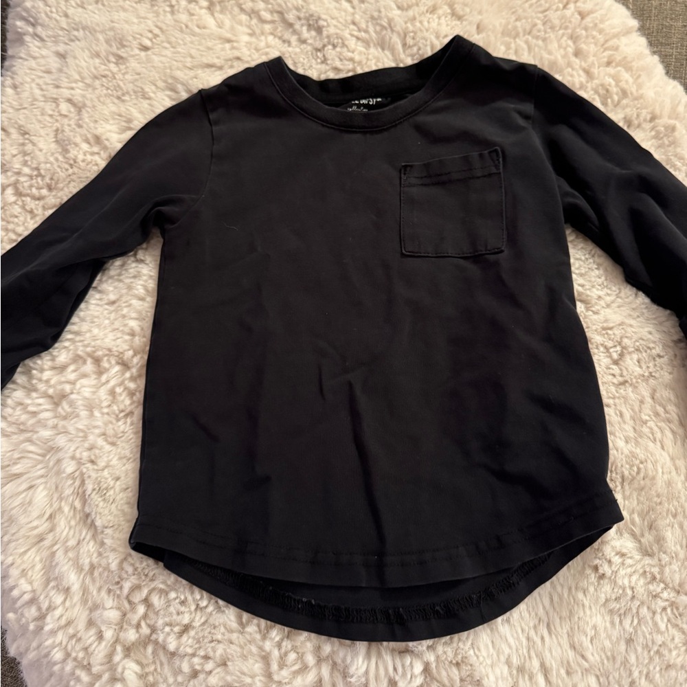 Little Bipsy Classic Black Long Sleeve Tee